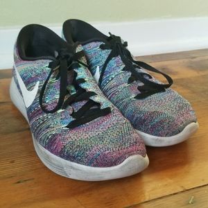 Well worn nike sneakers